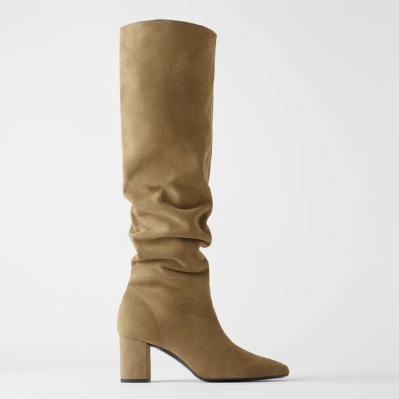 🔥Last 1🔥ZARA Suede leather boots - Picture 4 of 5